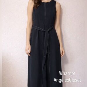 Elegant Black Sleeveless Dress. Vince Camuto